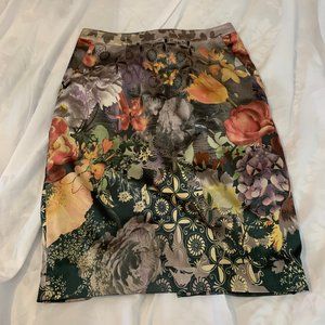 D Studio Floral Pencil Skirt Size 6